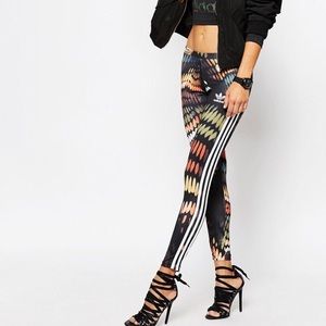 Adidas original Rita Ora three stripe leggings